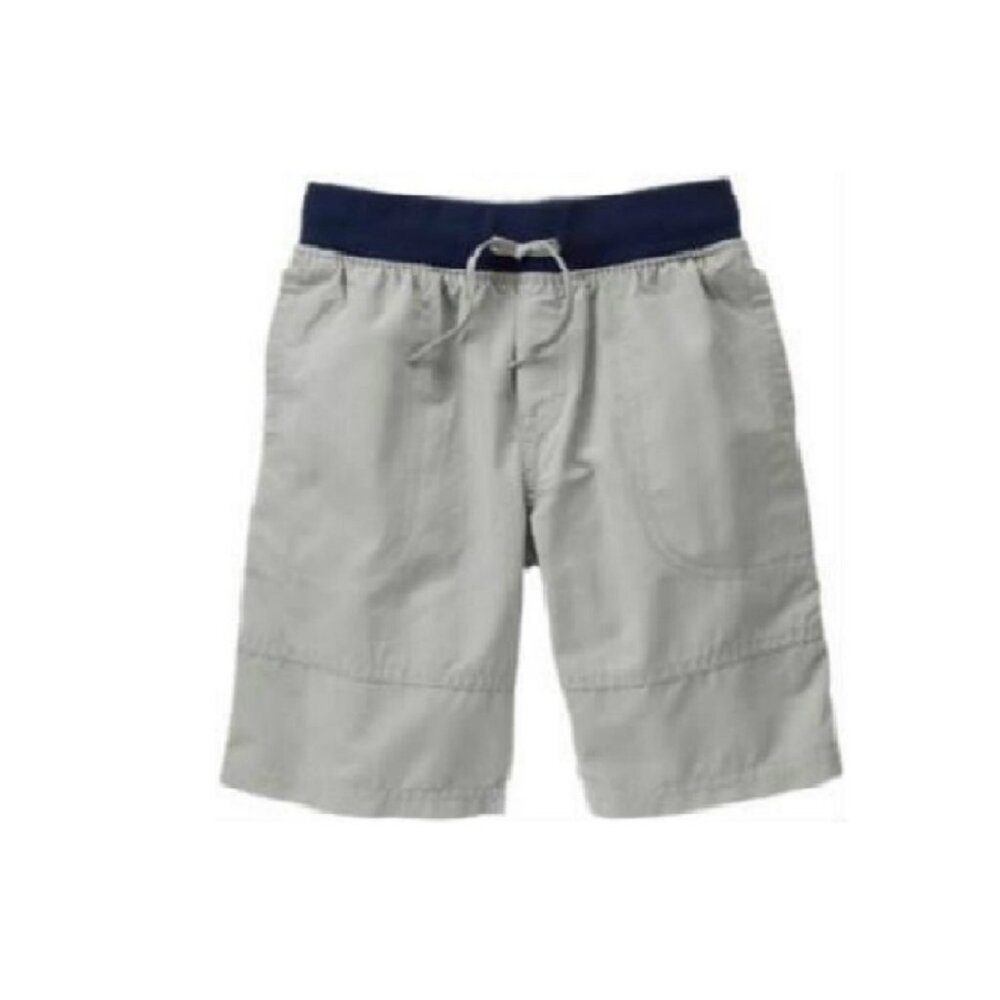 NWT Gymboree Hop 'n' Roll Slate Gray Pull-On Shorts Kid 6